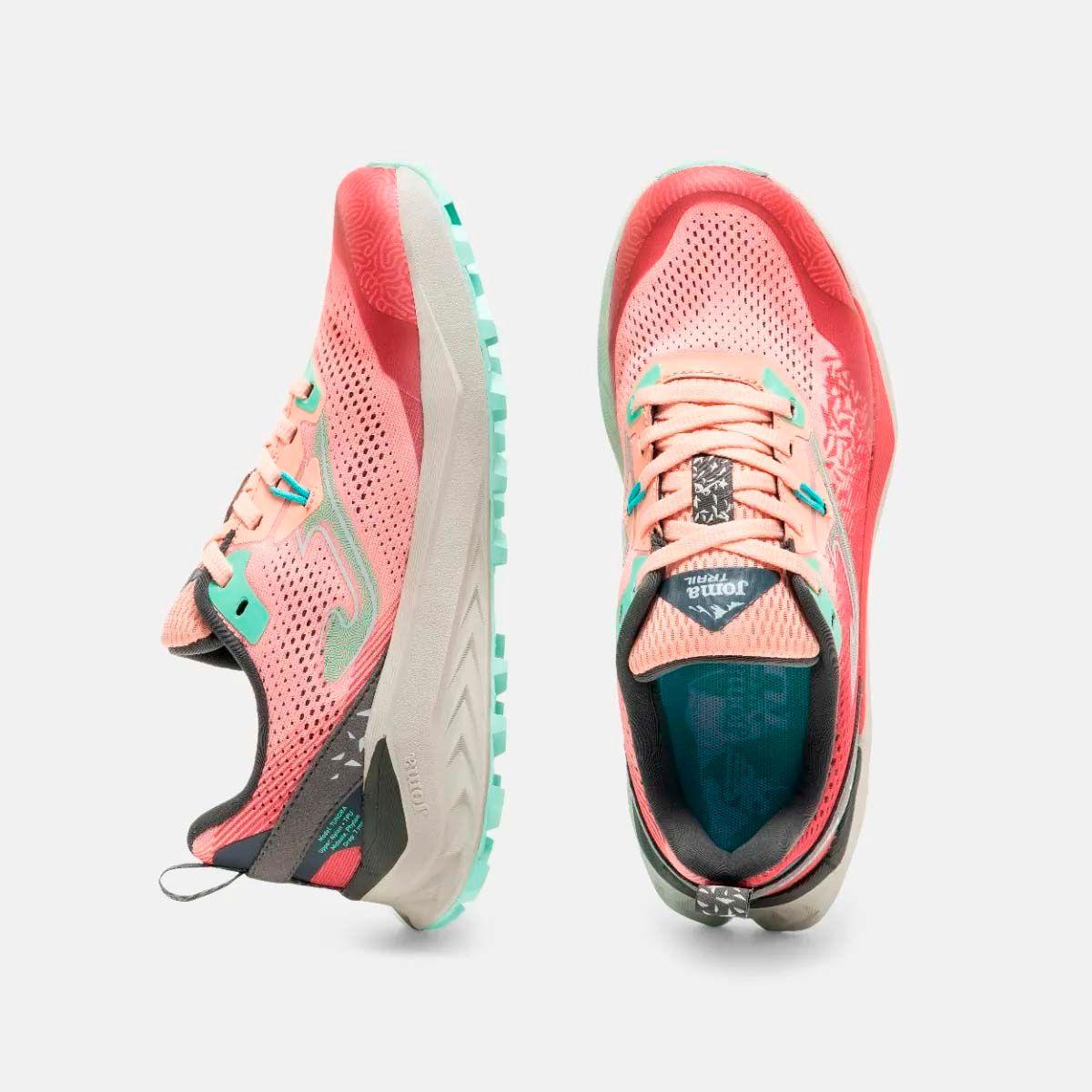 Zapatillas Trail Running Mujer Joma Tundra 26 Rosada-4