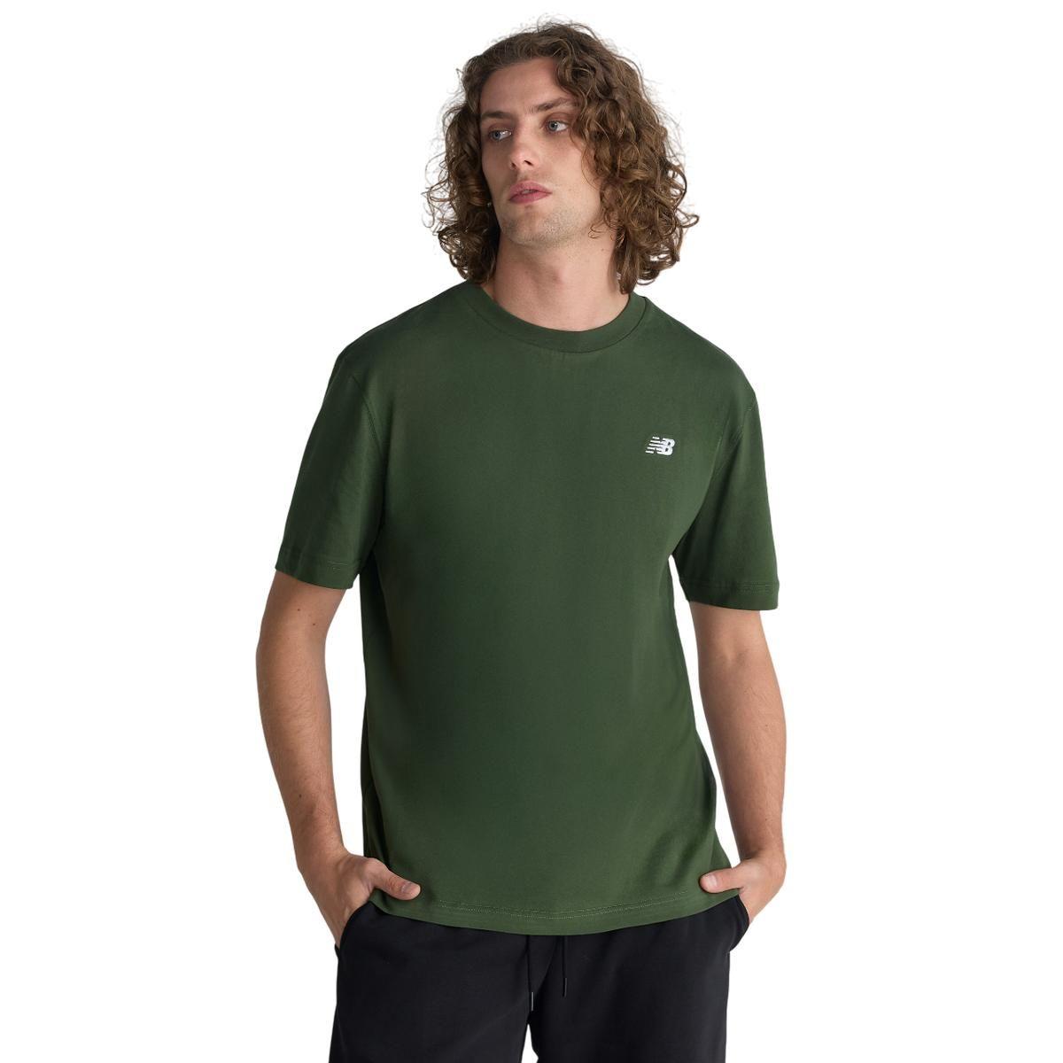 Polera Lifestyle Hombre New Balance Sport Essentials Verde O-0