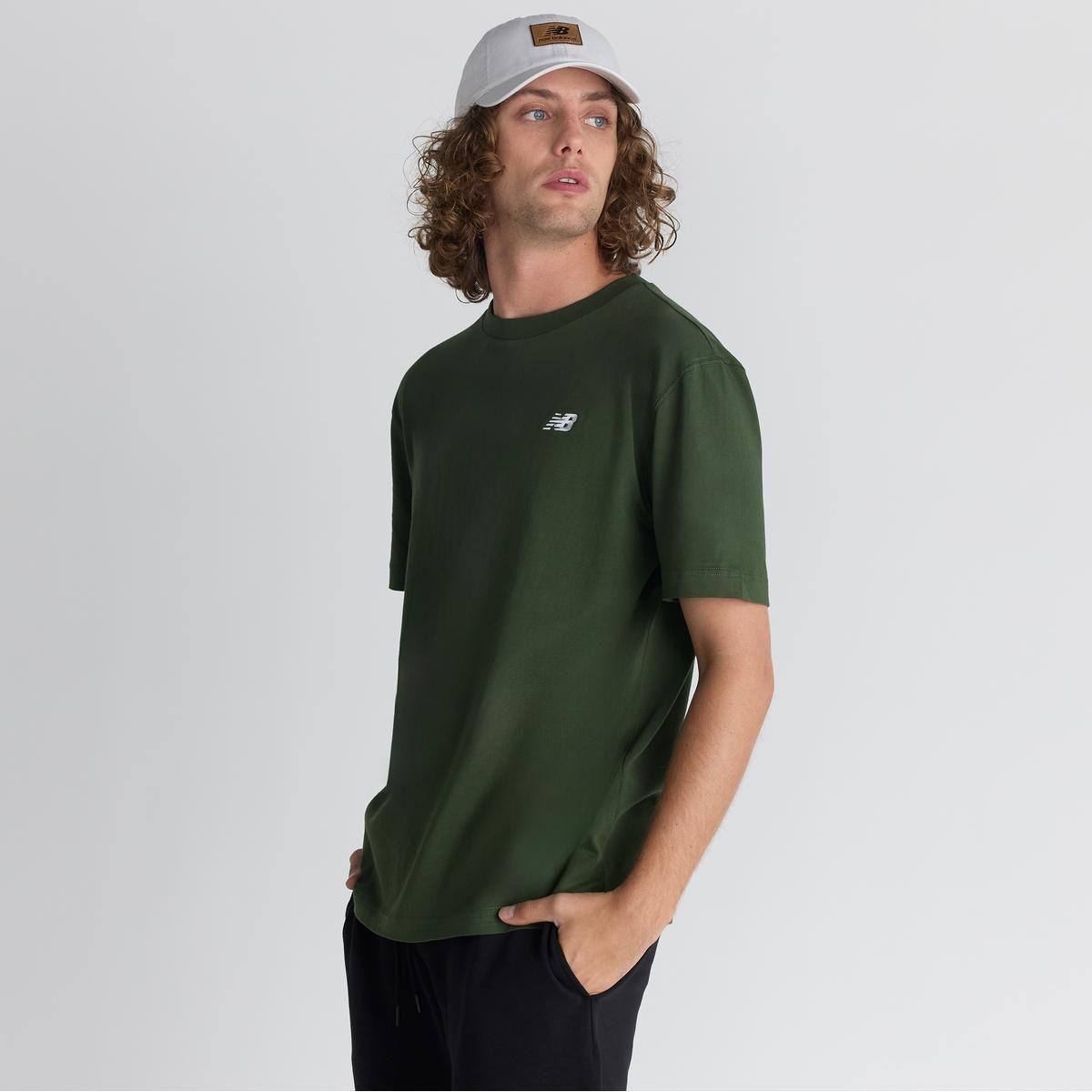 Polera Lifestyle Hombre New Balance Sport Essentials Verde O-4