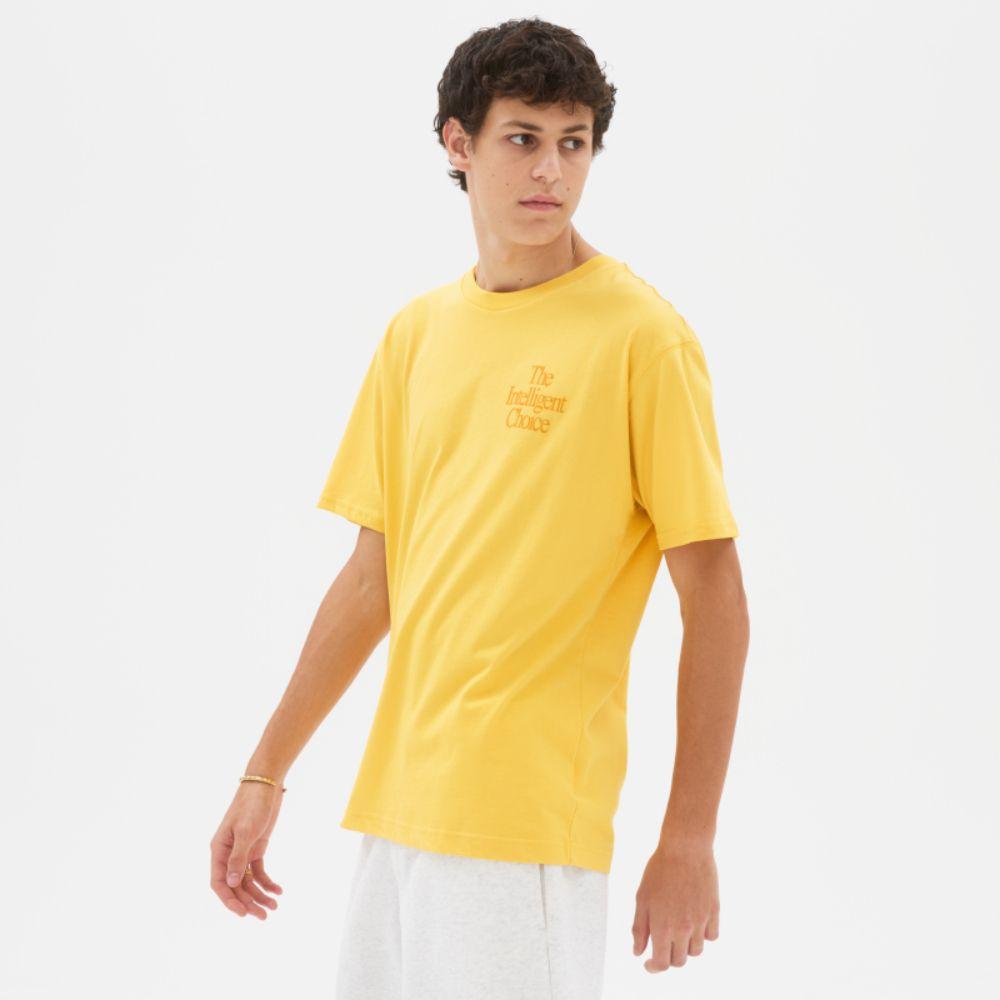 Polera Lifestyle Hombre New Balance Athletics Intelligent Choice Amarilla-1