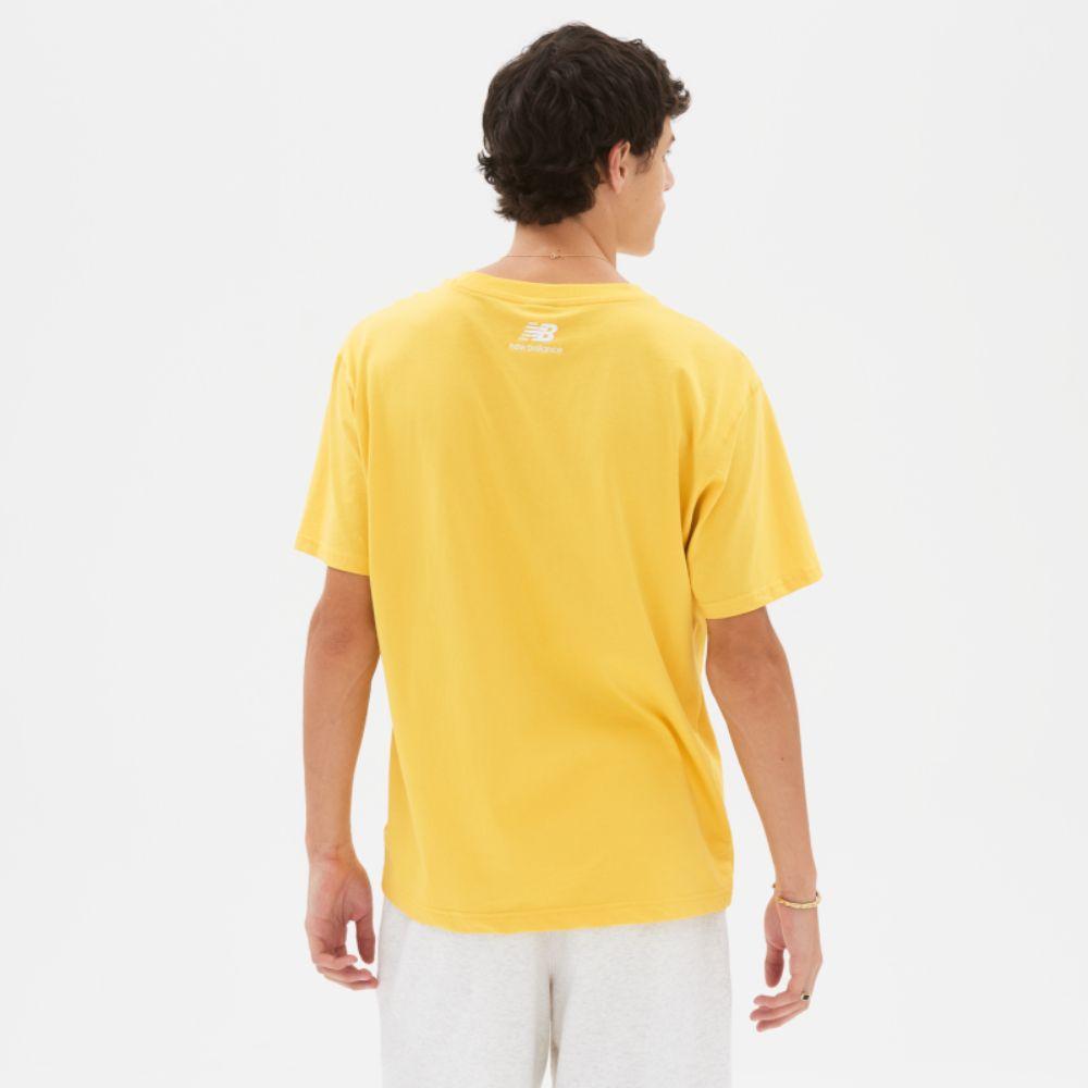 Polera Lifestyle Hombre New Balance Athletics Intelligent Choice Amarilla-2