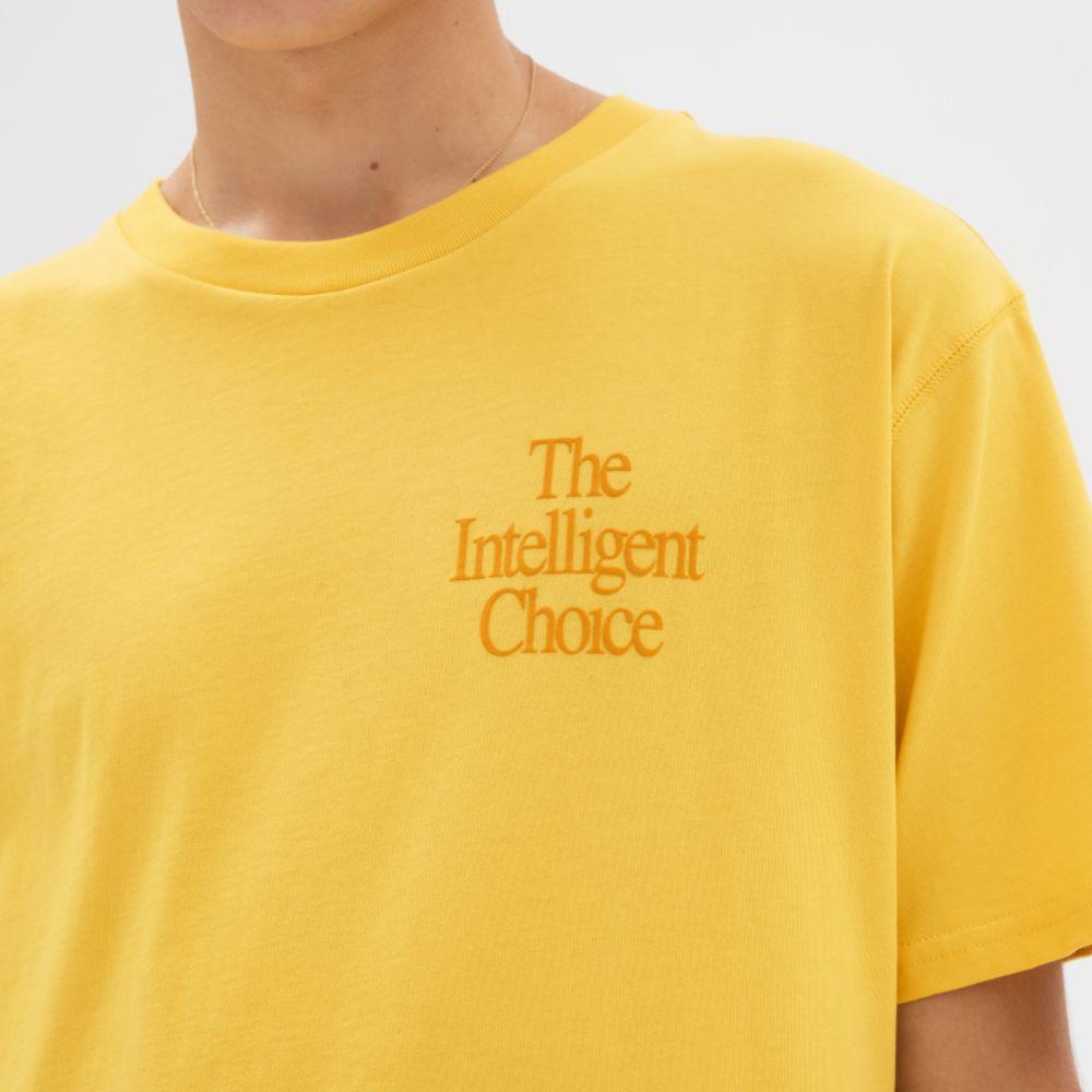 Polera Lifestyle Hombre New Balance Athletics Intelligent Choice Amarilla-4