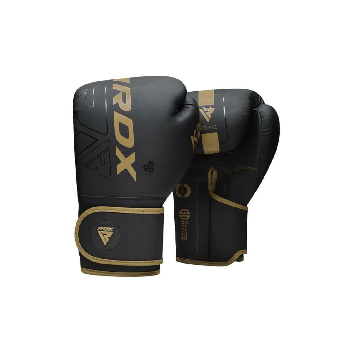 Guantes Boxeo RDX F6 Kara Negro 14oz-0