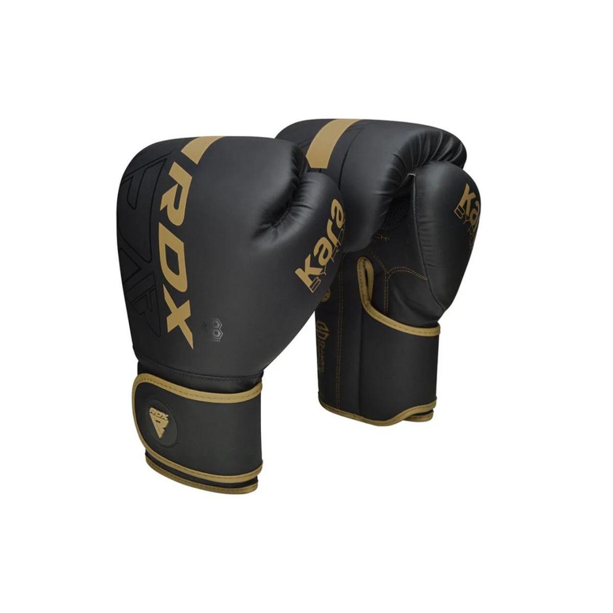 Guantes Boxeo RDX F6 Kara Negro 14oz-1