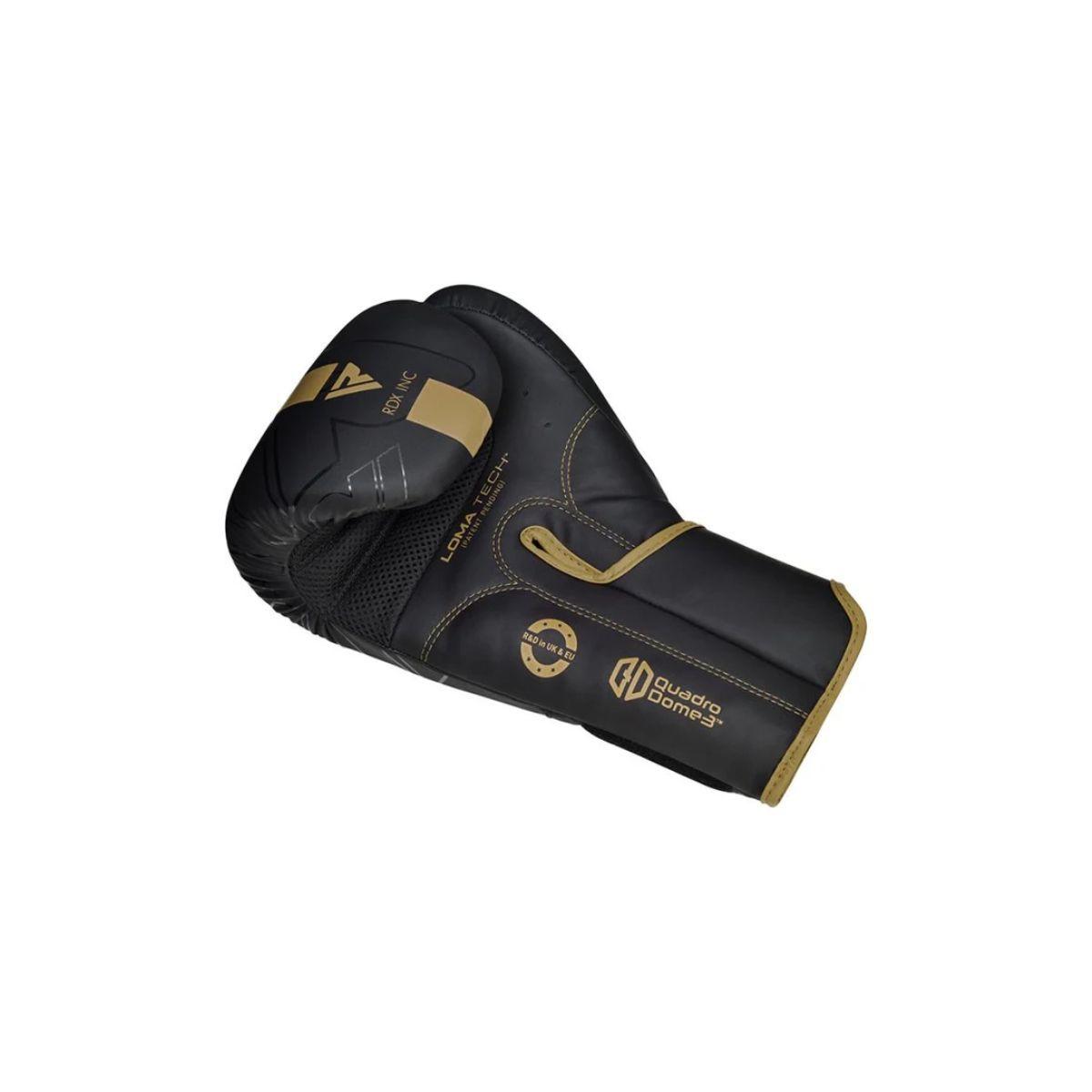 Guantes Boxeo RDX F6 Kara Negro 14oz-2