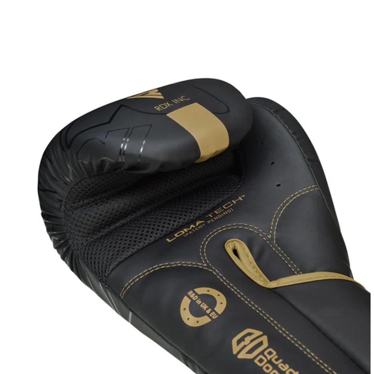 Guantes Boxeo RDX F6 Kara Negro 14oz-3
