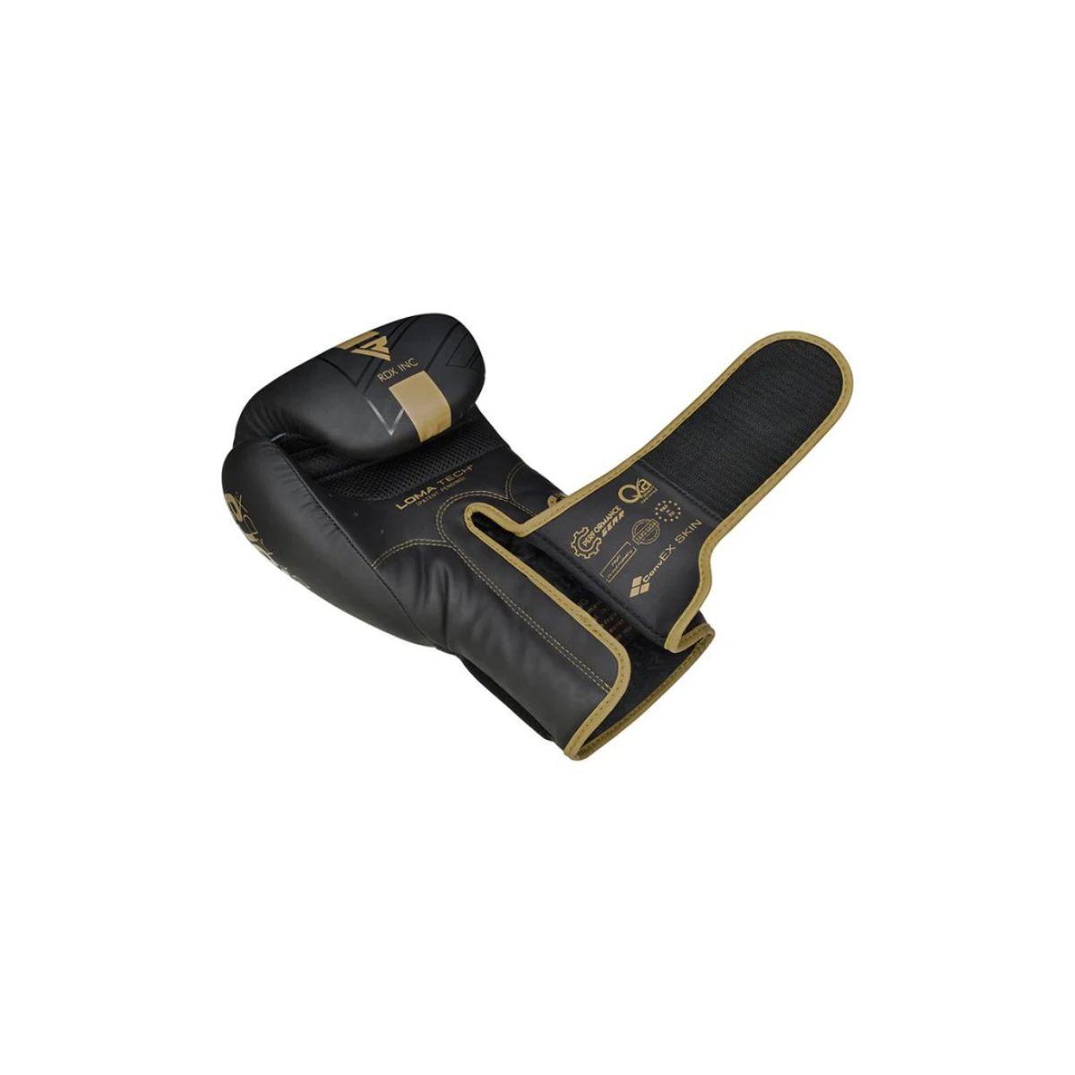 Guantes Boxeo RDX F6 Kara Negro 14oz-4