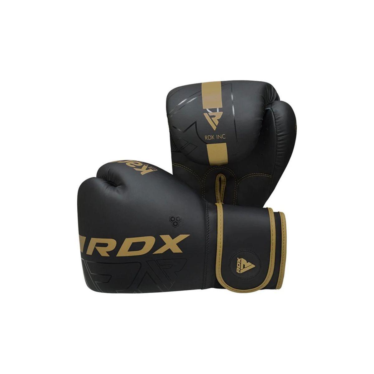 Guantes Boxeo RDX F6 Kara Negro 14oz-5
