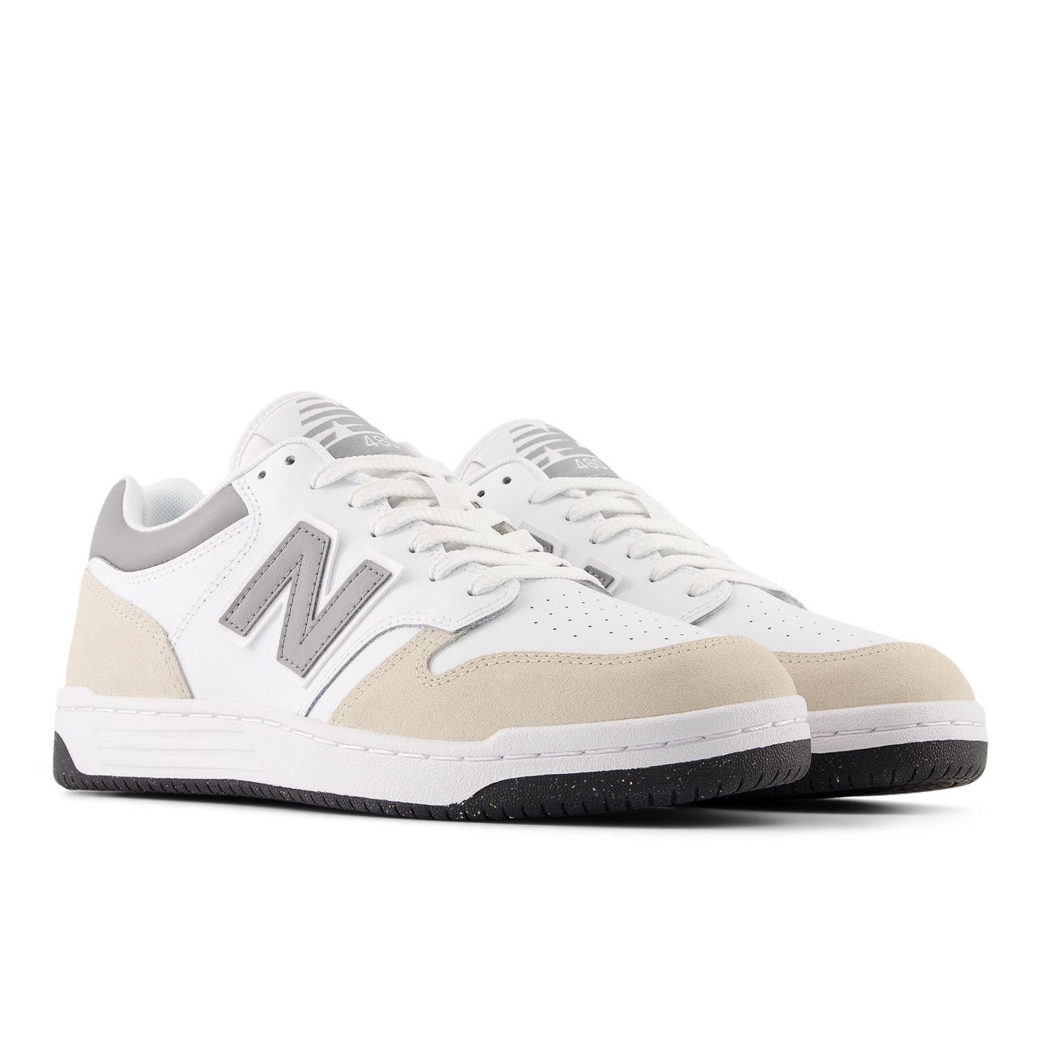 Zapatillas Urbanas Unisex New Balance 480 Blanca/Beige-3