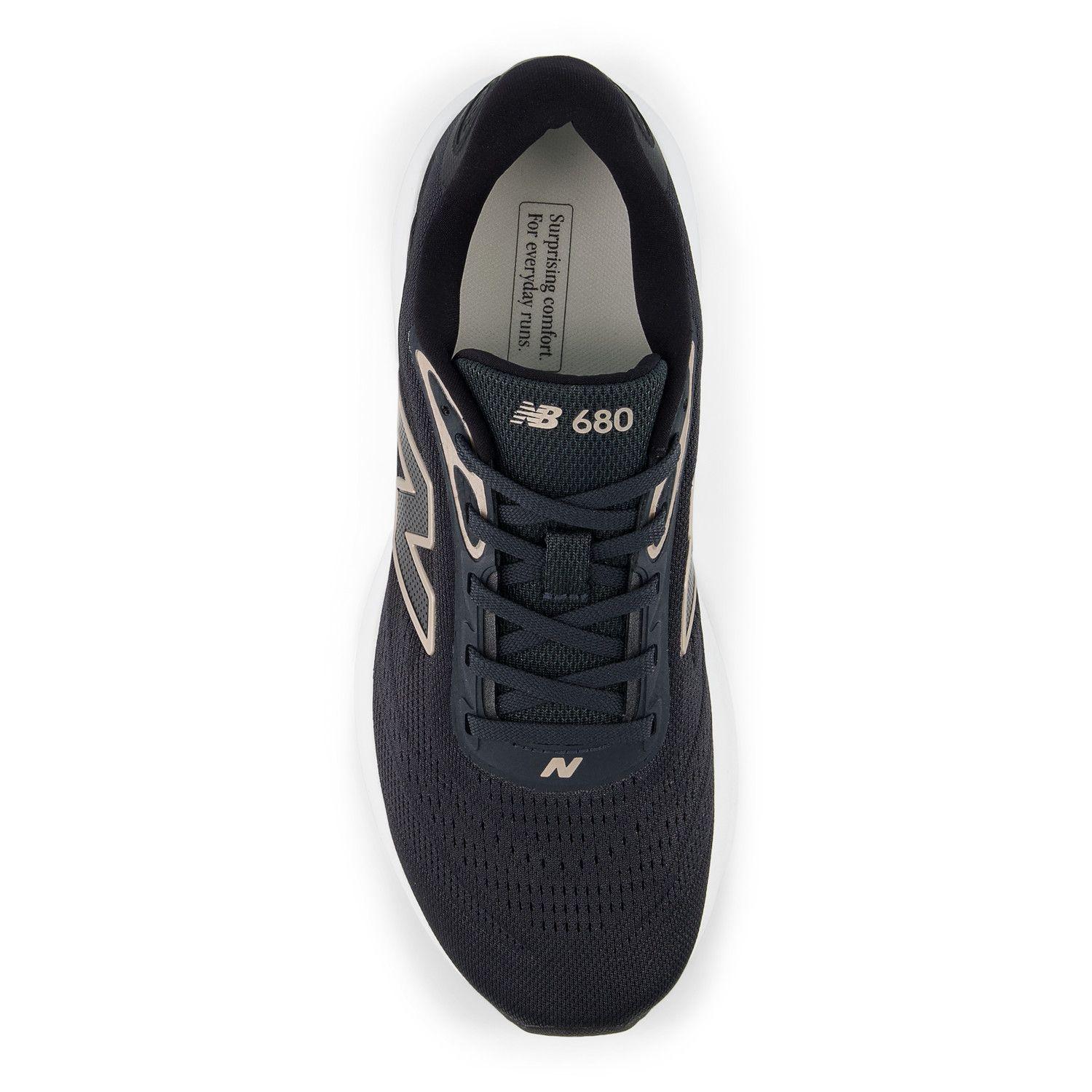 Zapatillas Running Mujer New Balance 680 v9 Negras/Blanco-2