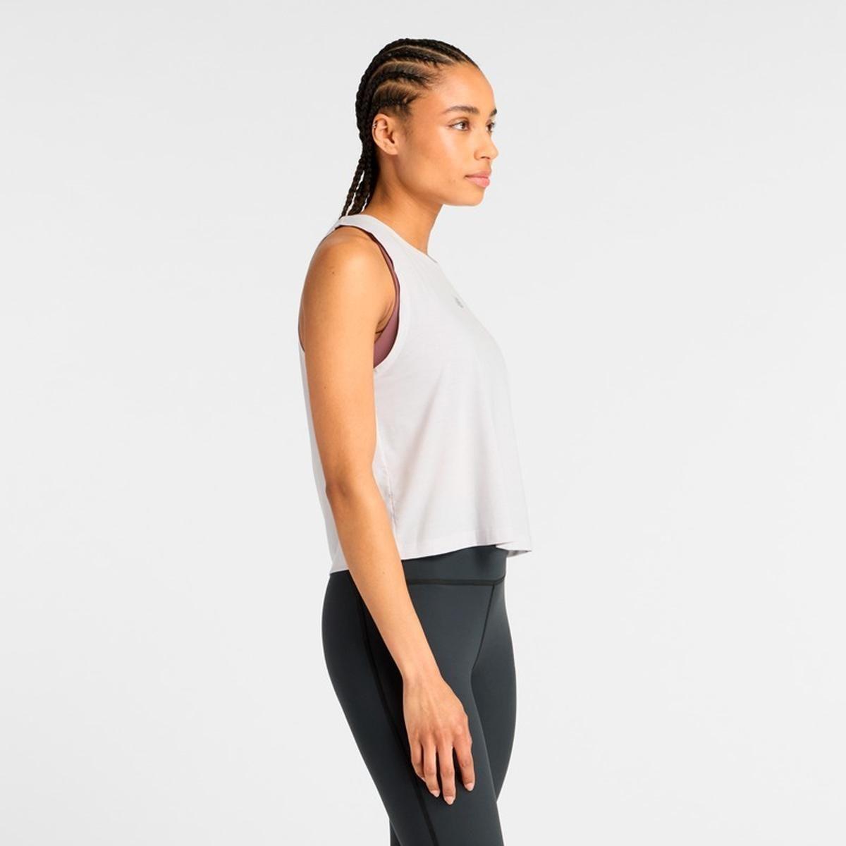 Polera Sin Mangas Entrenamiento Mujer New Balance Gris-2