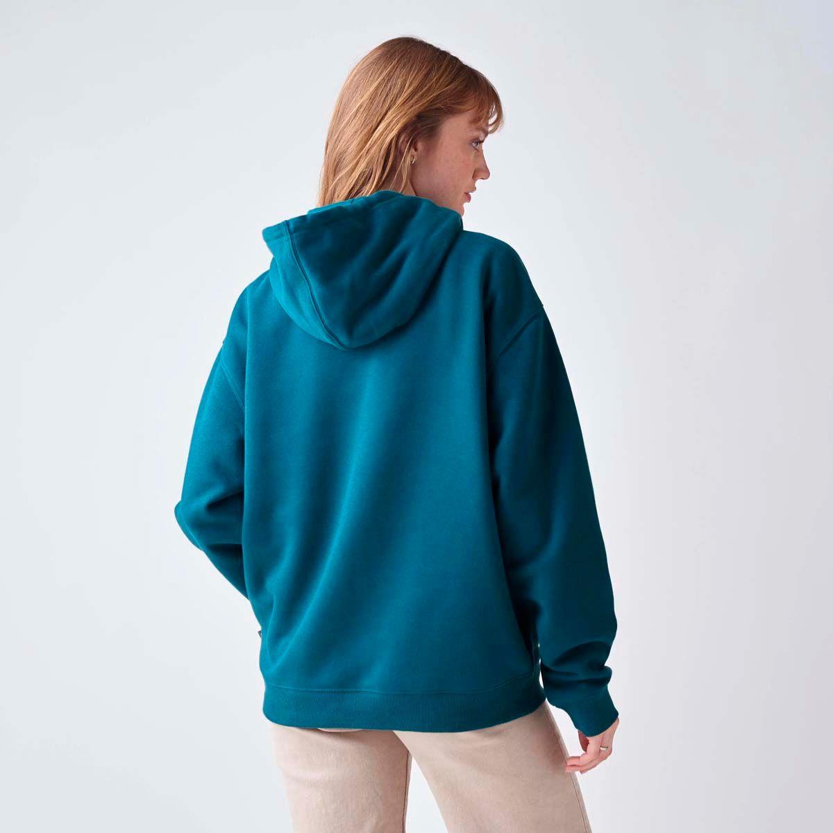 Polerón Lifestyle Mujer New Balance Linear Heritage Verde-4