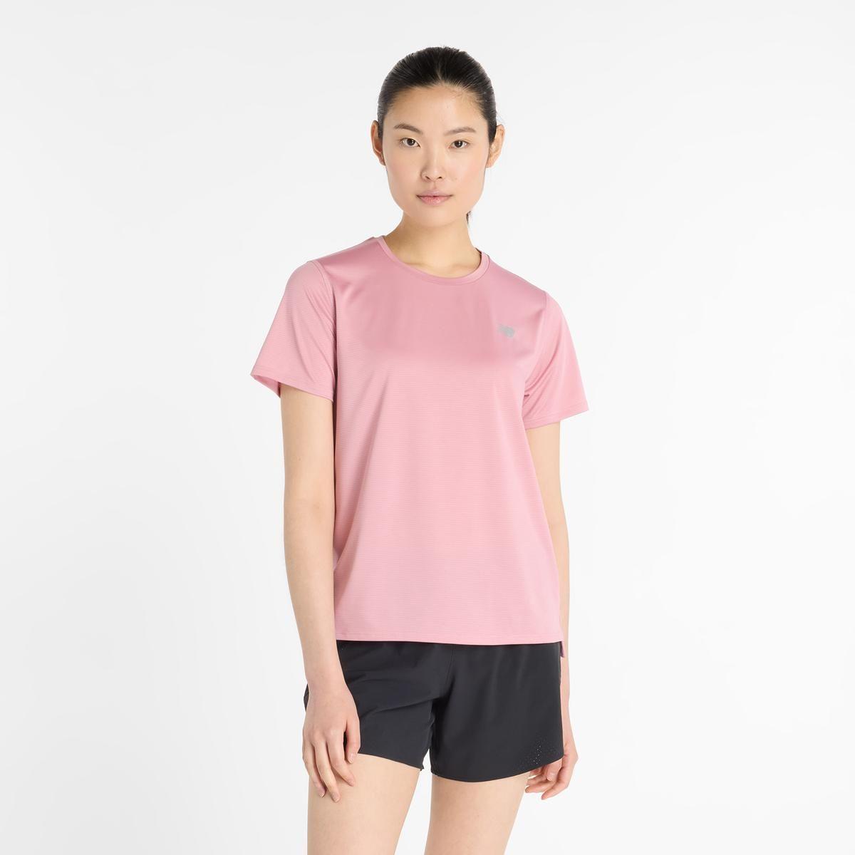 Polera Running Mujer New Balance Sport Essentials Morada-0