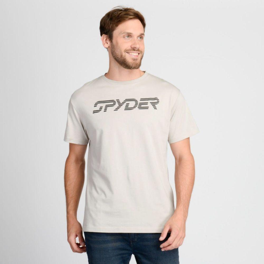 Polera Lifestyle Hombre Spyder Powder Beige-0