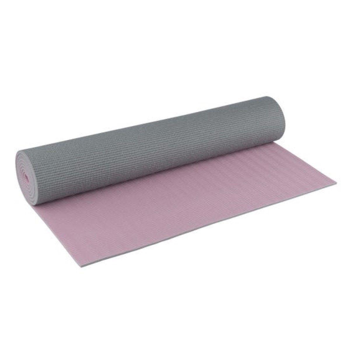 BLU WELLNESS YOGA MAT DOUBLE COLOR 6MM / ROSA MALVA , GRIS-0