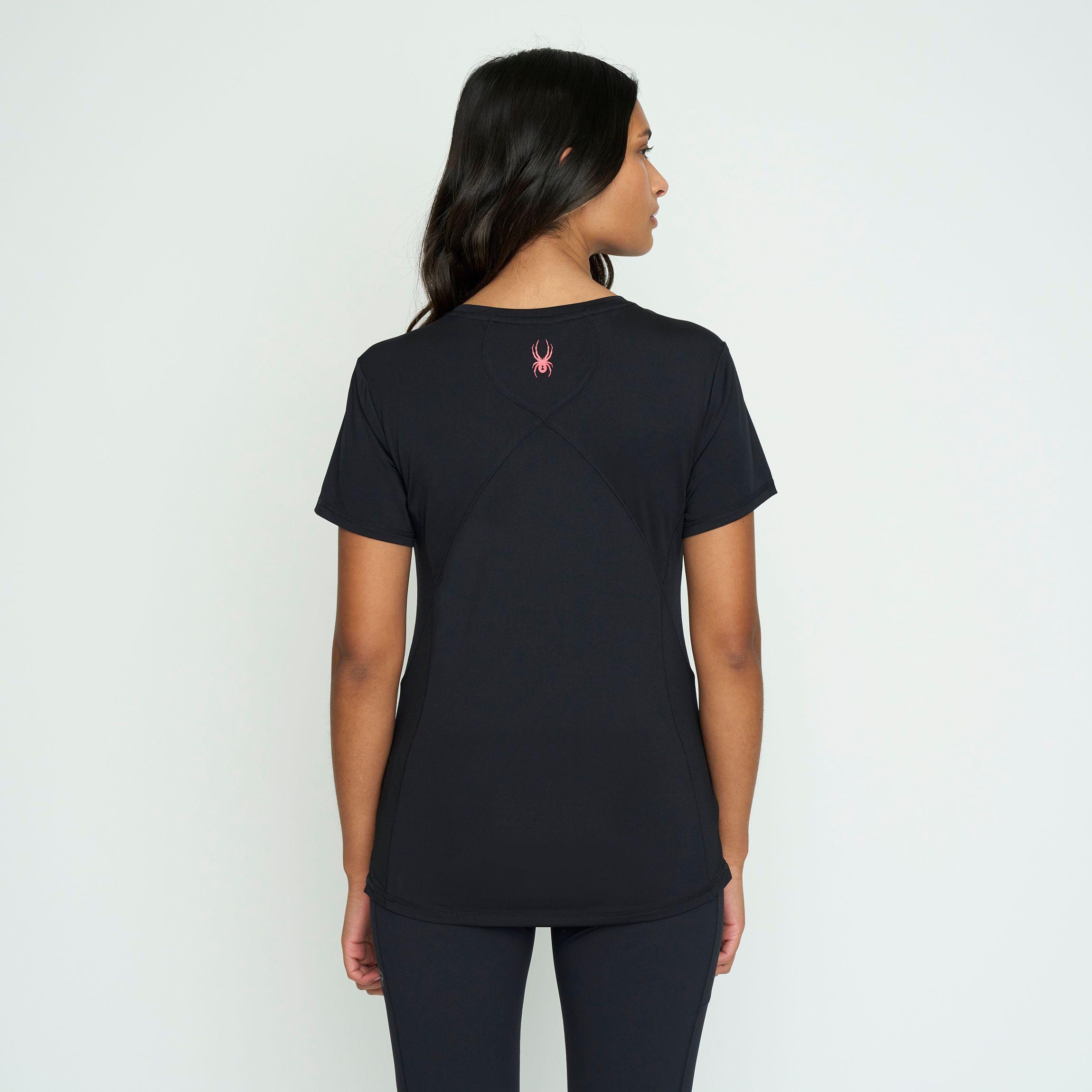Polera Entrenamiento Mujer Spyder Negro SYWTT02S24BK-2
