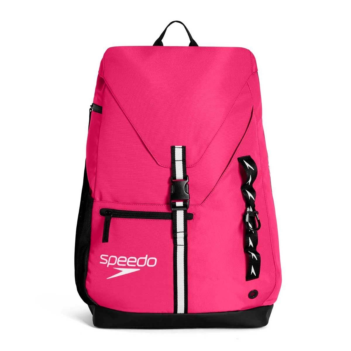 Mochila Natación Unisex Speedo Team Rucksack 35L Rosada-0