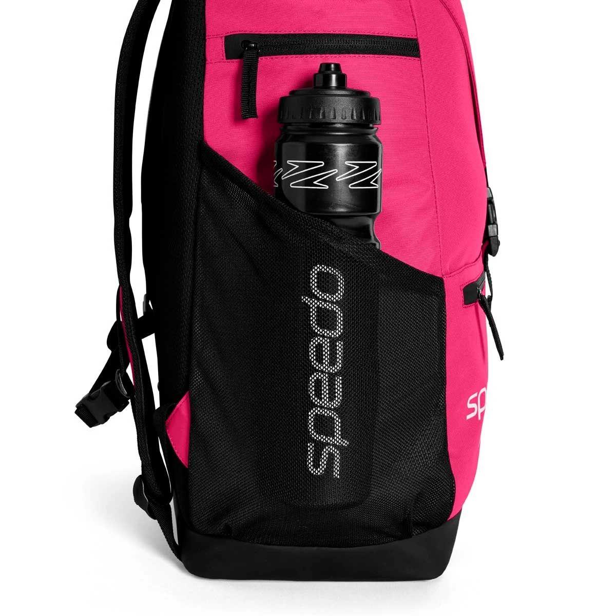 Mochila Natación Unisex Speedo Team Rucksack 35L Rosada-3