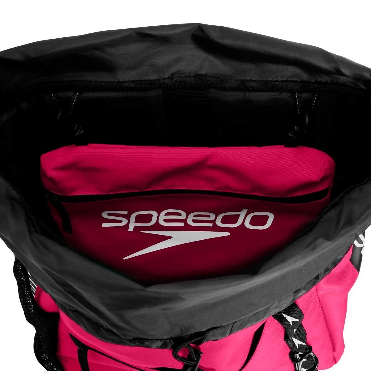 Mochila Natación Unisex Speedo Team Rucksack 35L Rosada-5