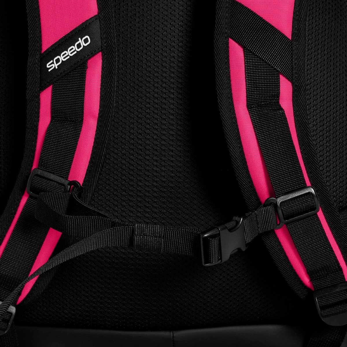 Mochila Natación Unisex Speedo Team Rucksack 35L Rosada-6