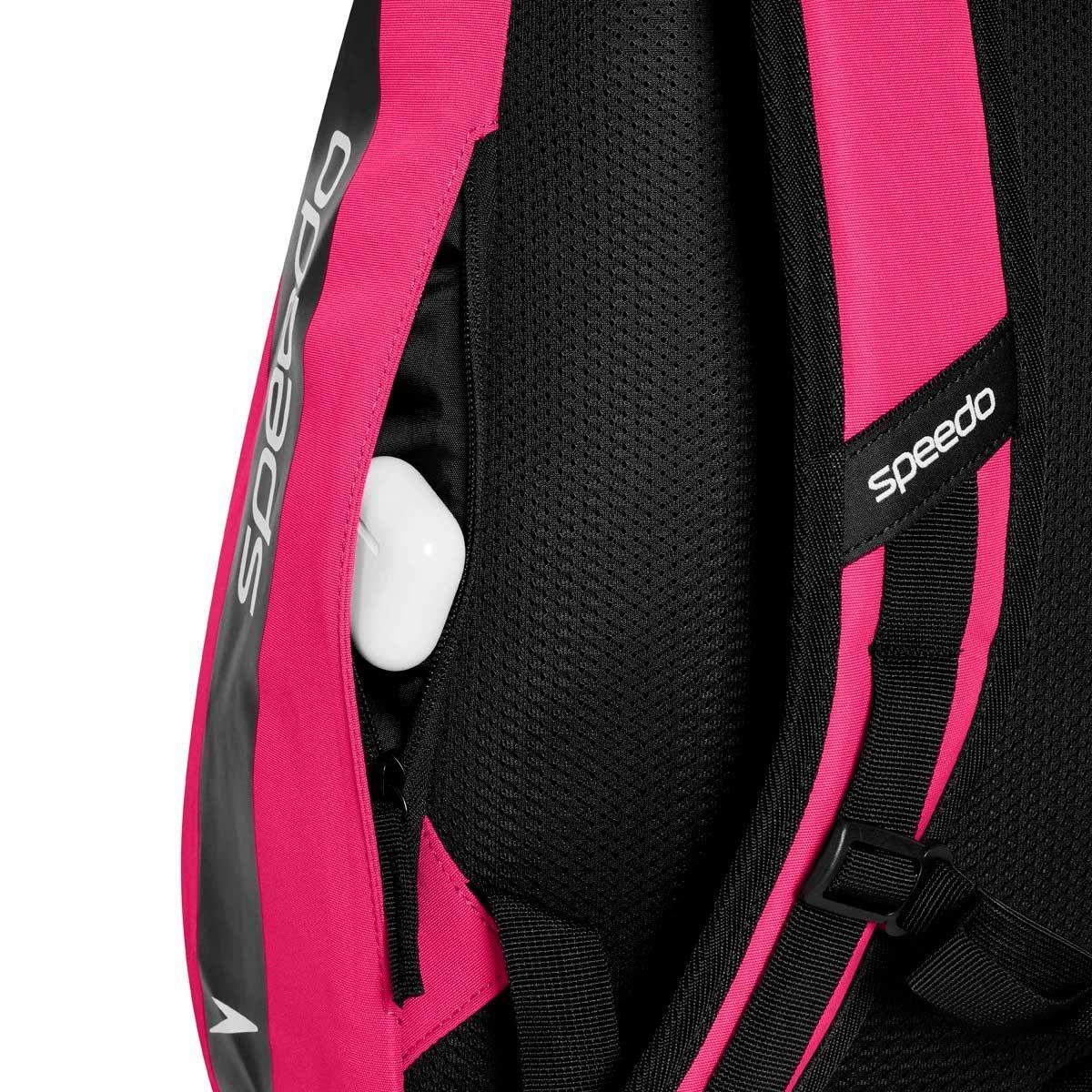 Mochila Natación Unisex Speedo Team Rucksack 35L Rosada-7