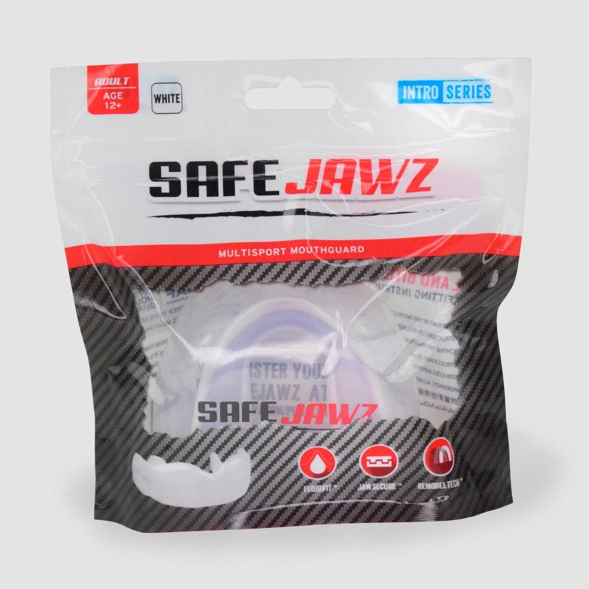 Protector Bucal Hombre Safejawz Intro Series Blanco-2
