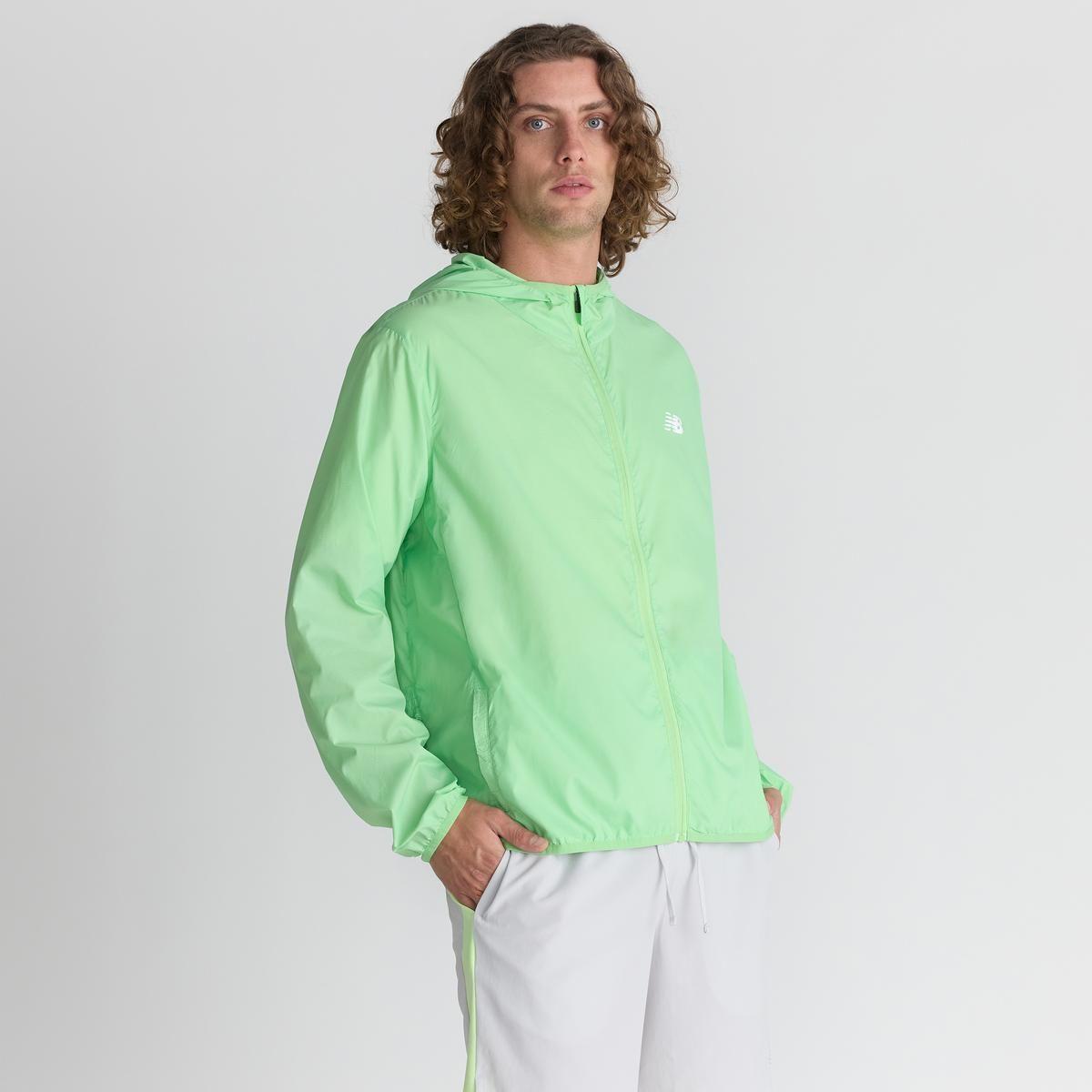 Cortaviento Running Hombre New Balance Run Packable Verde-2