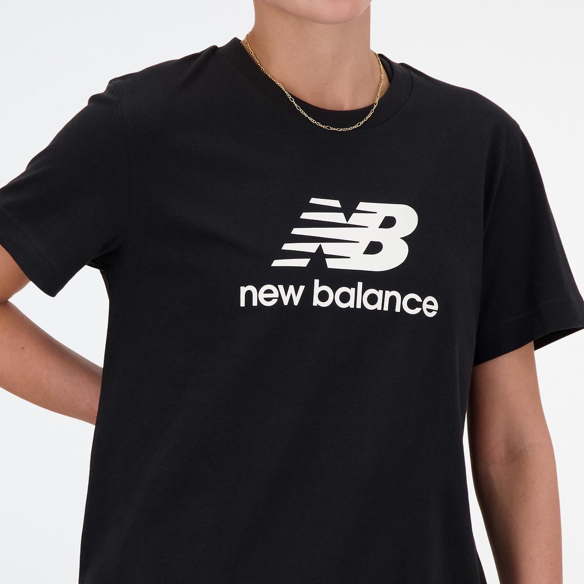 Polera Lifestyle Mujer New Balance Essentials Negra-2