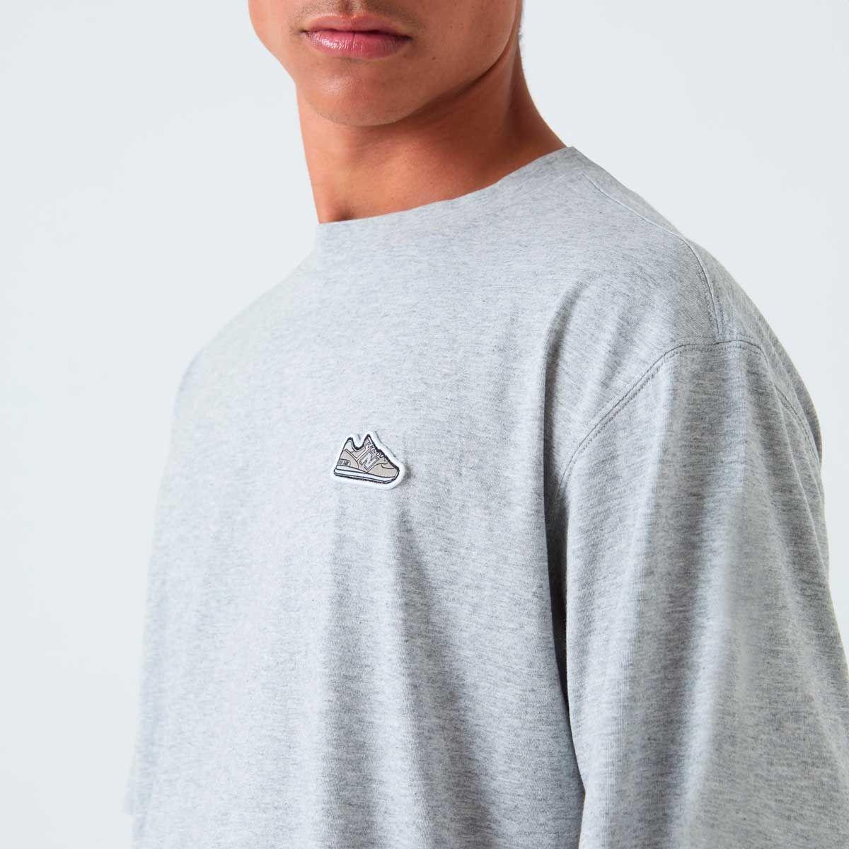 Polera Lifestyle Hombre New Balance Athletics 574 Patch Gris-3
