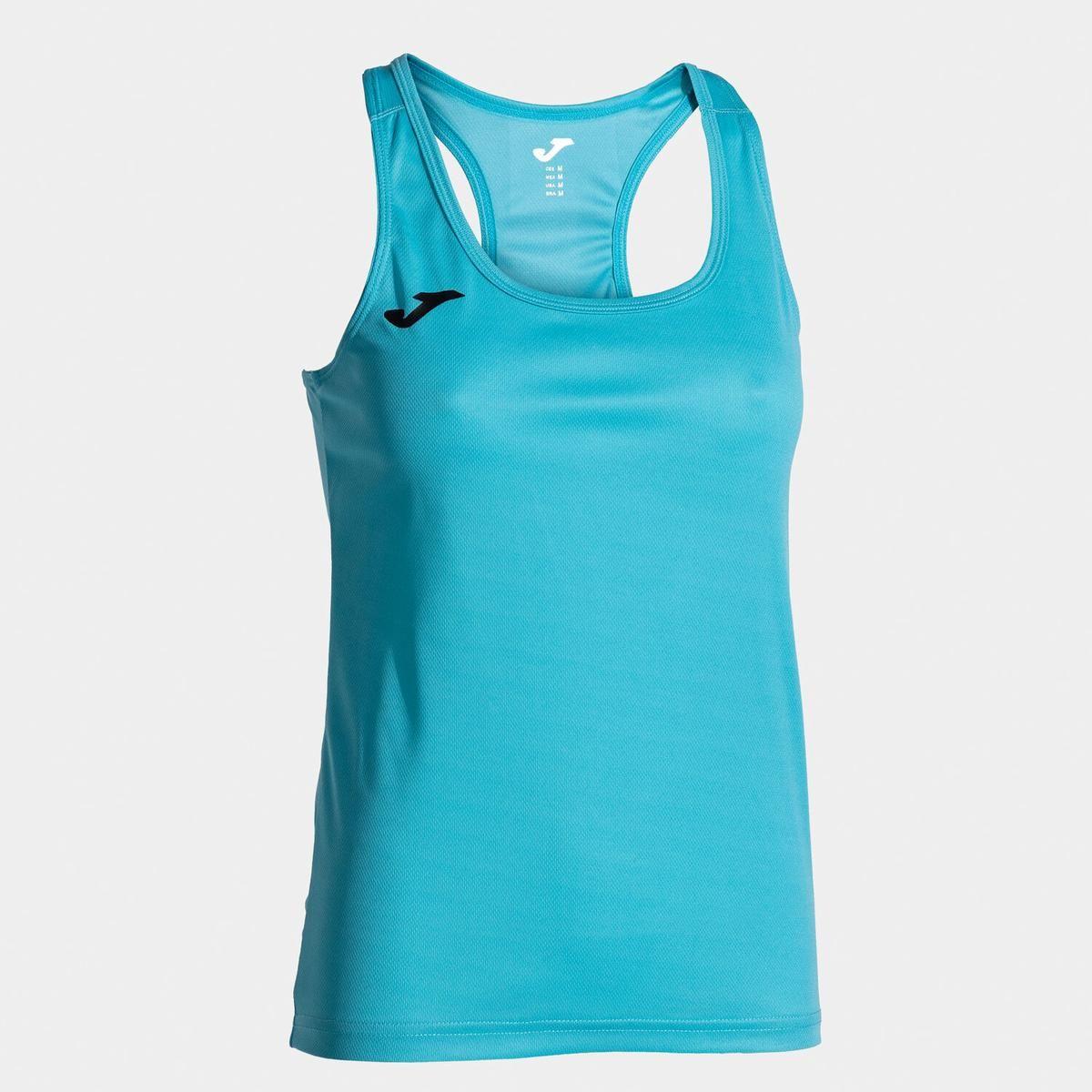 Polera Sin Mangas Entrenamiento Mujer Joma Siena II Turquesa-3