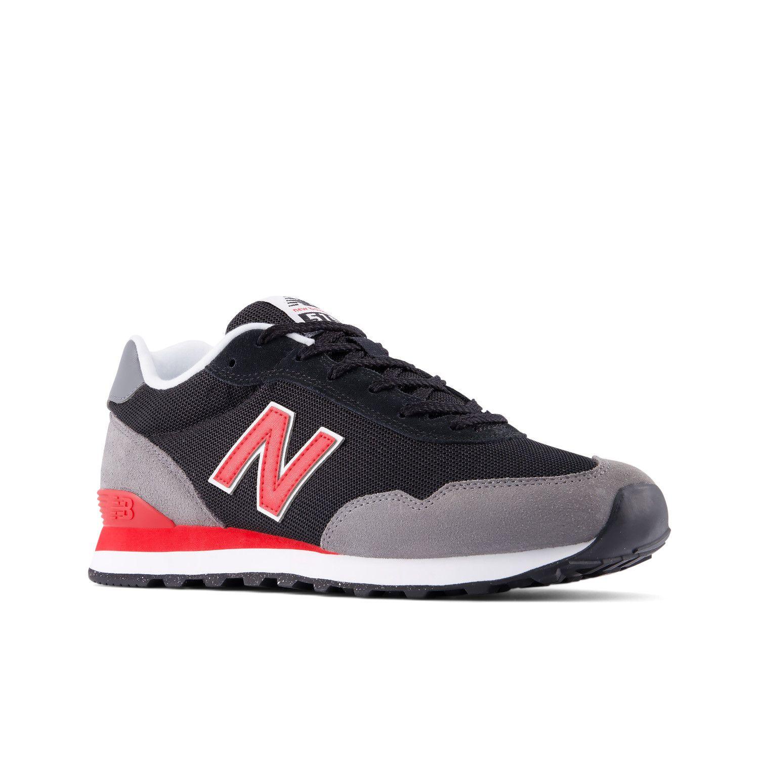 Zapatillas Urbanas Hombre New Balance 515 Negro/Gris/Rojo-3