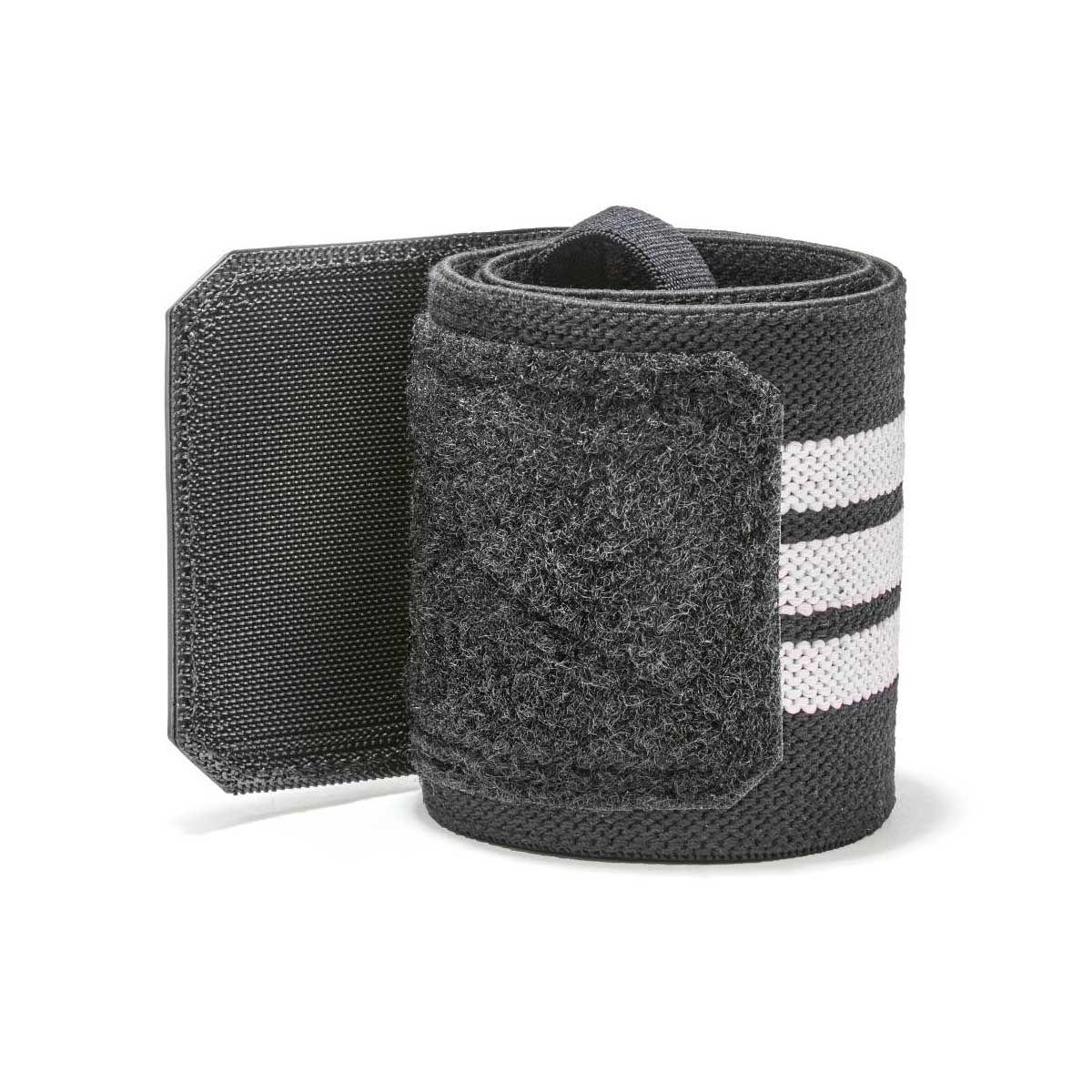 Muñequeras Fitness Adidas Negra-3