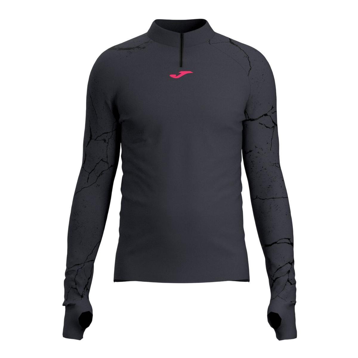 Polerón Entrenamiento Hombre Joma R-Night Antracita Negro-0