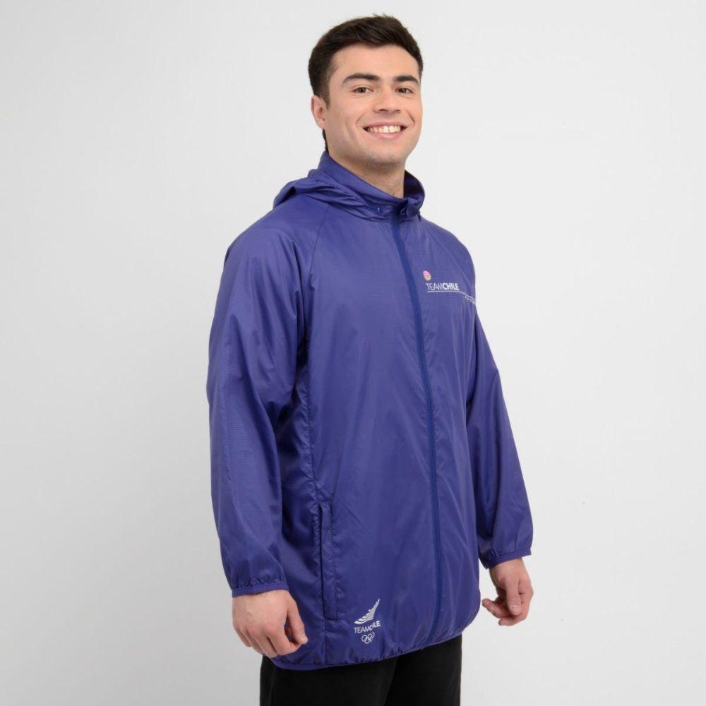 Cortavientos Deportivo Hombre Team Chile Azul-1