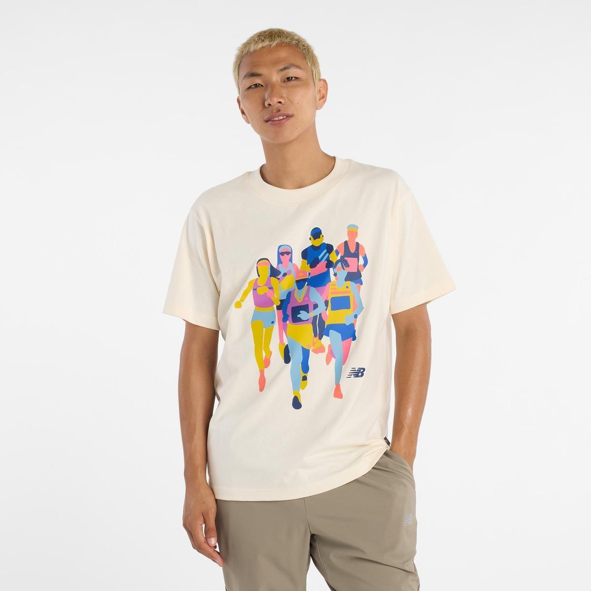 Polera Lifestyle Hombre New Balance Athletics Beige-0
