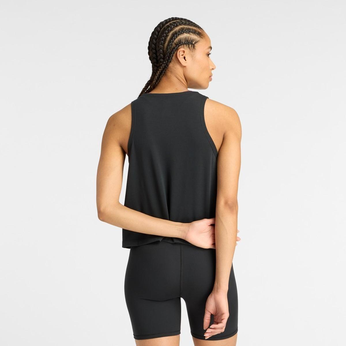 Polera Sin Mangas Entrenamiento Mujer New Balance Negra-1