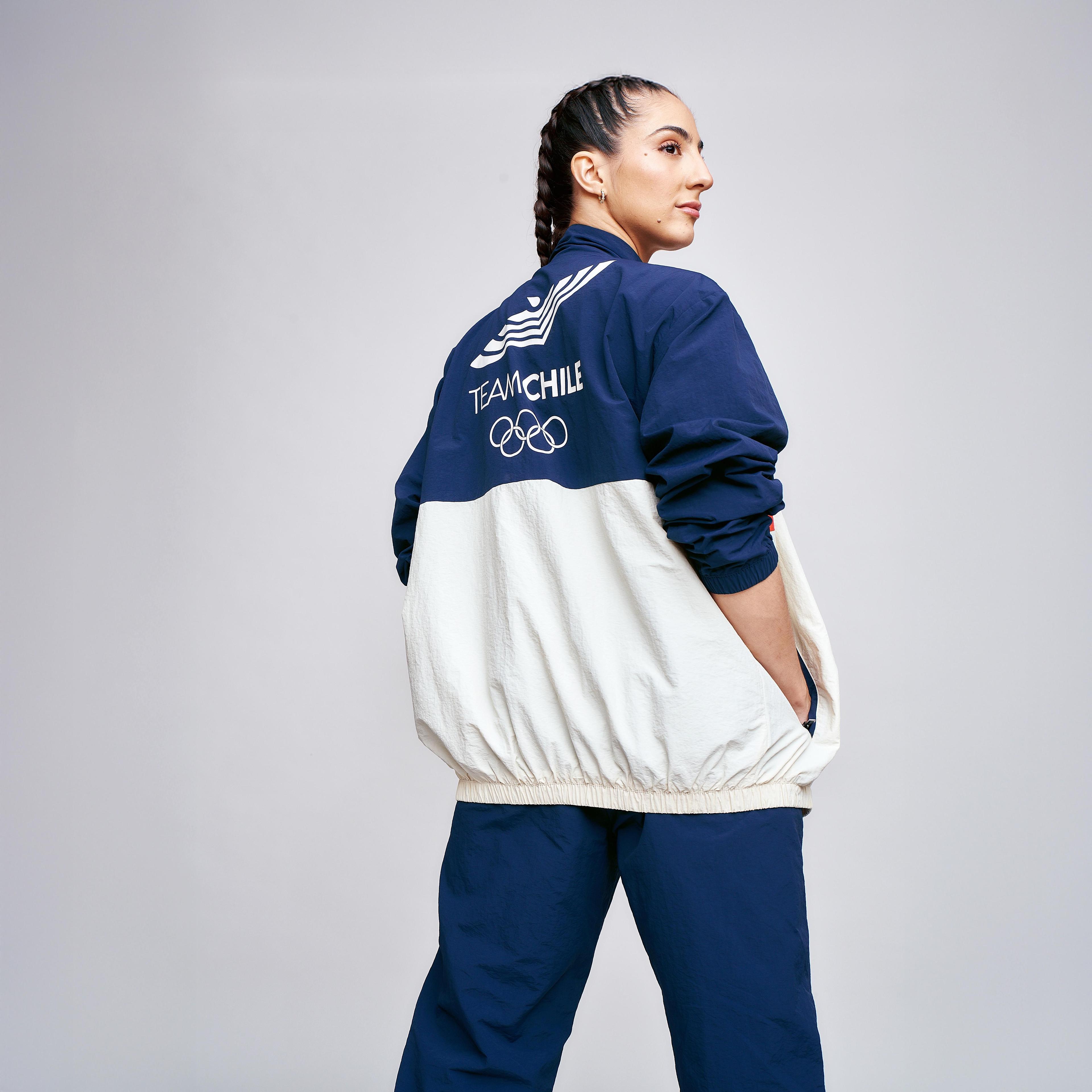 Chaqueta Presentación Mujer Sparta Team Chile Bicolor-1