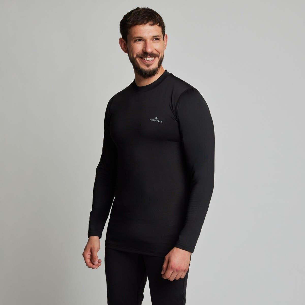Primera Capa Outdoor Hombre La Tournee Gruesa Negra-2