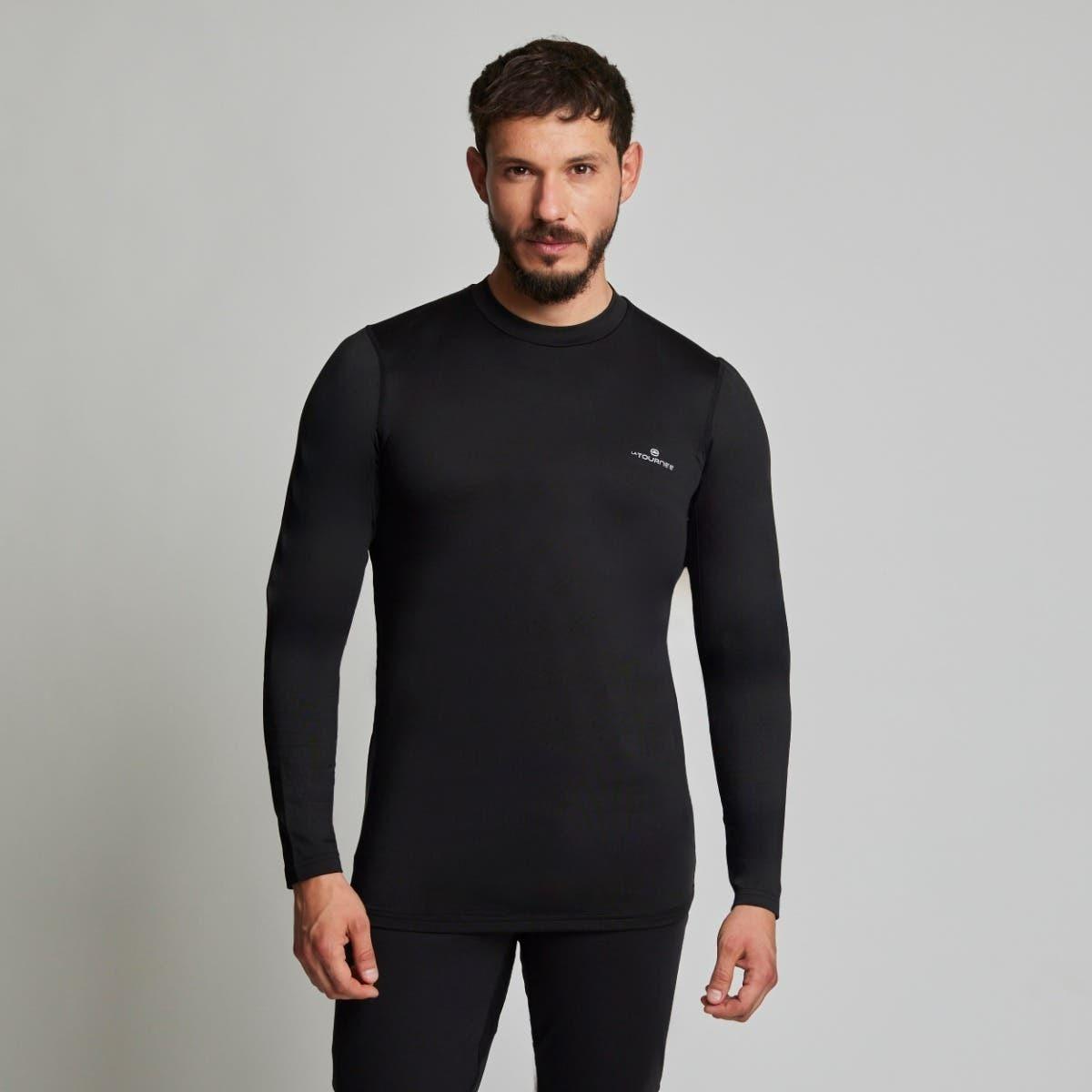 Primera Capa Outdoor Hombre La Tournee Gruesa Negra-3
