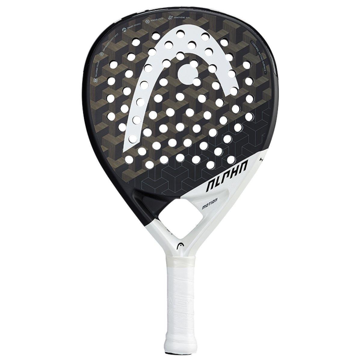PALA PÁDEL HEAD GRAPHENE 360+ ALPHA MOTION NE/BLANCO-1