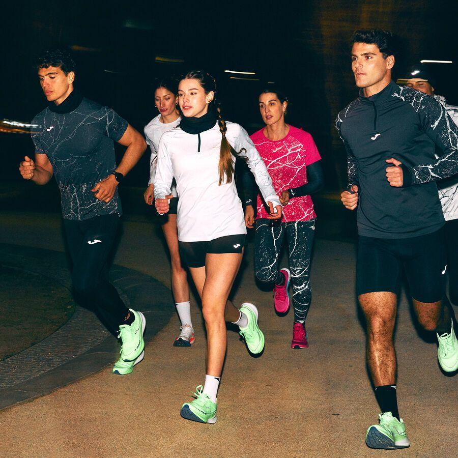 Polerón Entrenamiento Mujer Joma R-Night Helium Blanco-5