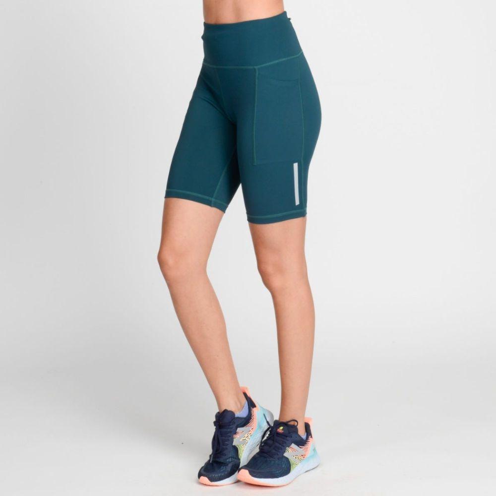 Calza Corta Entrenamiento Mujer Spyder Verde-2