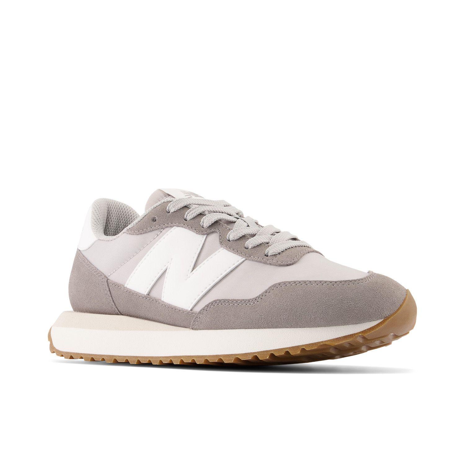 Zapatillas Urbanas Mujer New Balance 237 Beige/Blancas-3