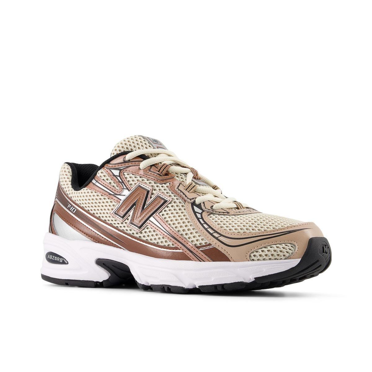 Zapatillas Urbanas Unisex New Balance 740 Blanca/Café-3