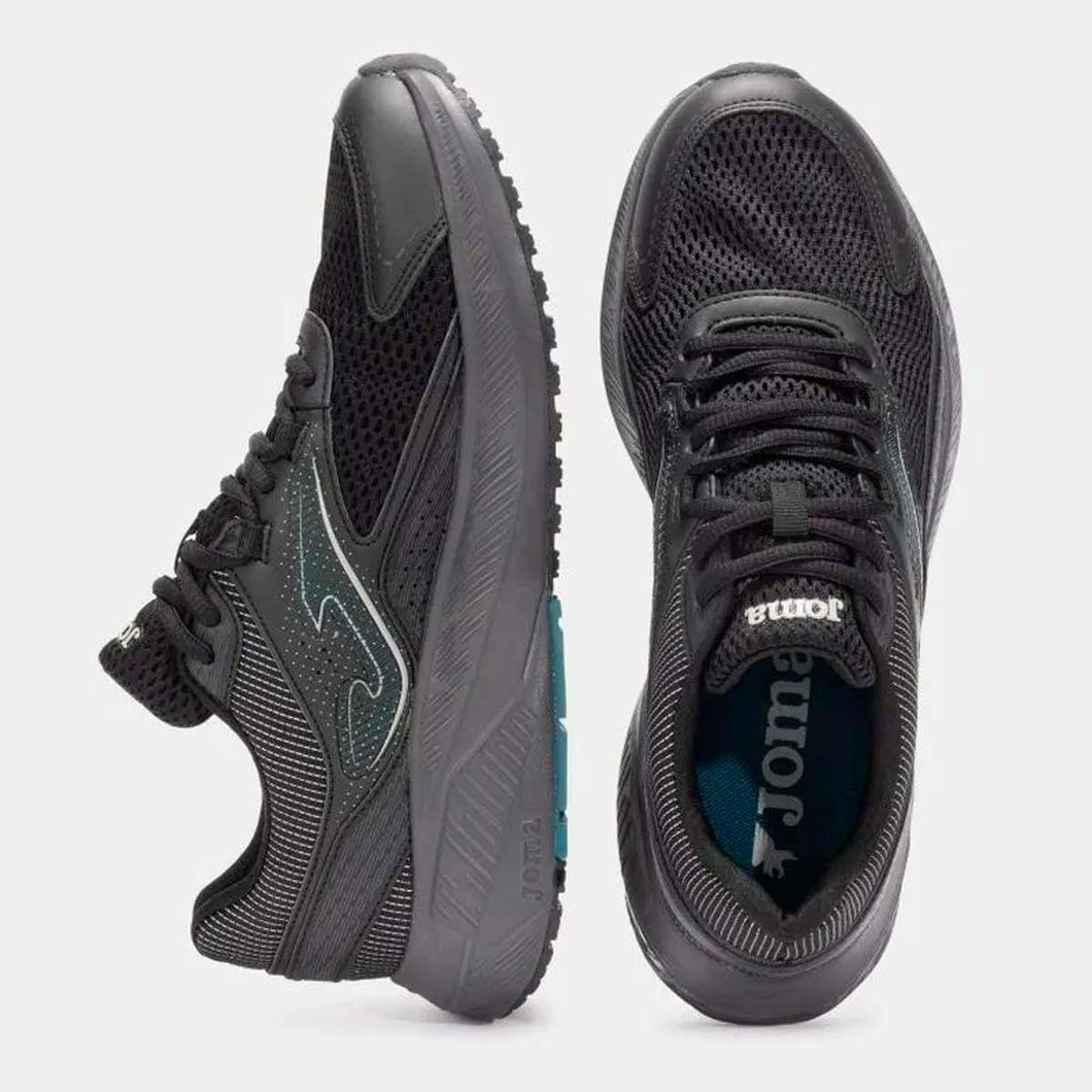 Zapatillas Running Hombre Joma Vitaly 25 Negra/Azul-3