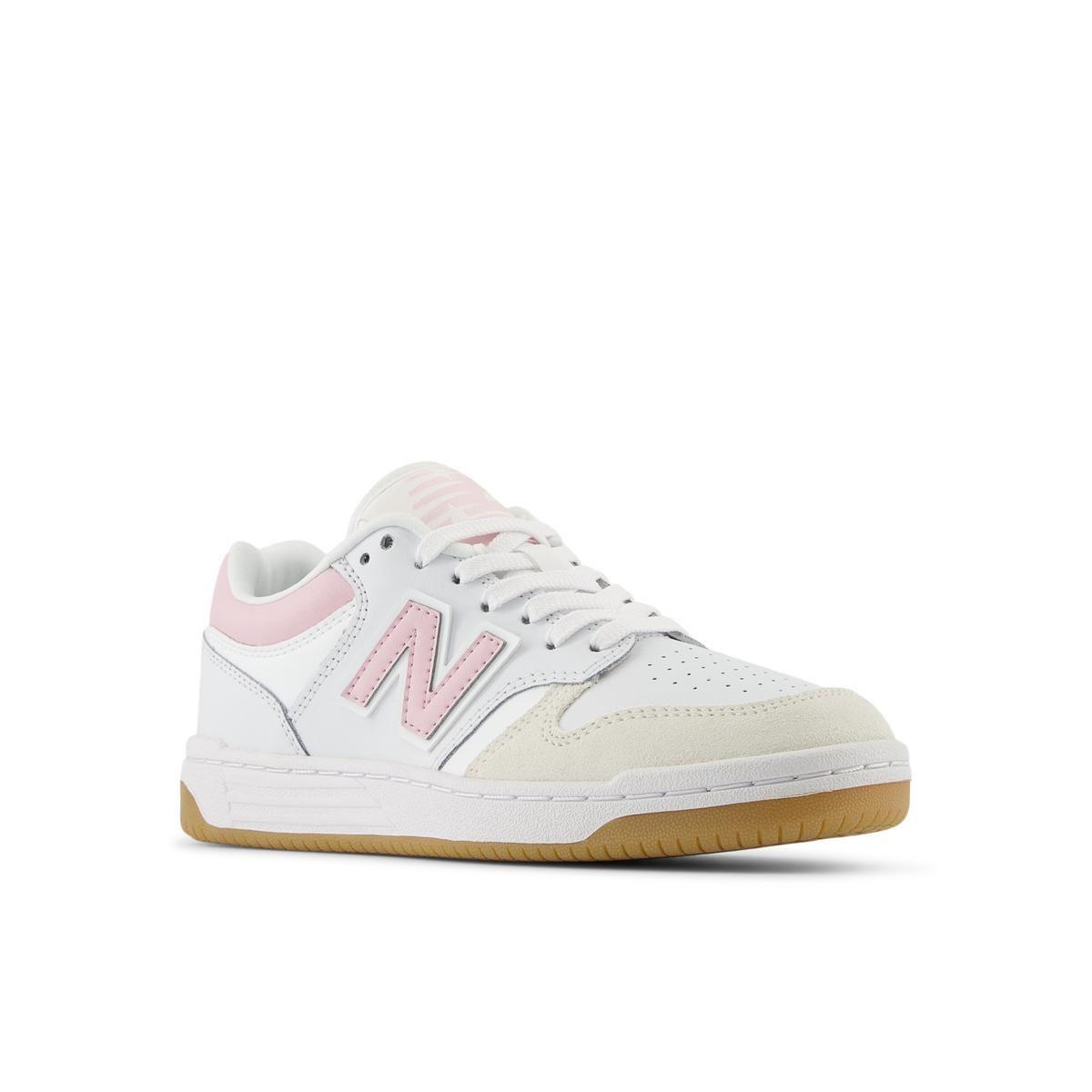 Zapatillas Urbanas Niña New Balance 480 Blanca-3