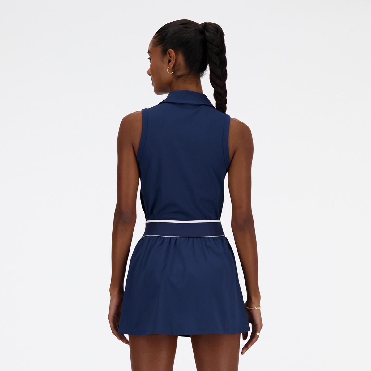 Polera Sin Mangas Tenis Mujer New Balance Tank Azul-1