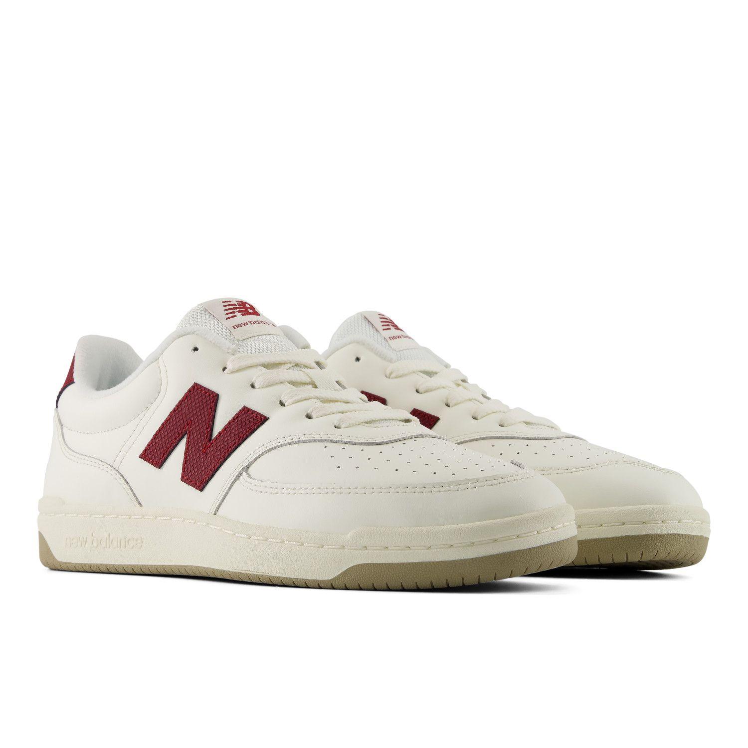 Zapatillas Urbanas Hombre New Balance 80 Blanca/Roja-3