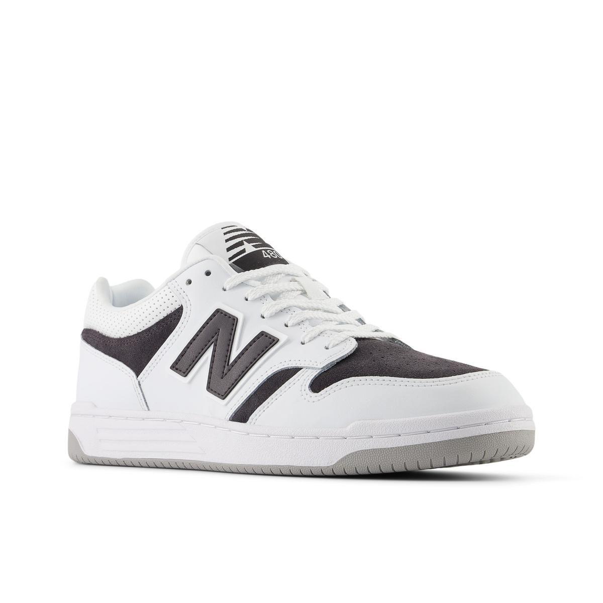 Zapatillas Urbanas Hombre New Balance 480 Blanca/Negro-3