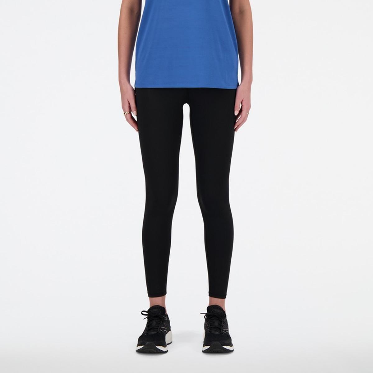 Calza Larga Running Mujer New Balance High Rise Negra-1